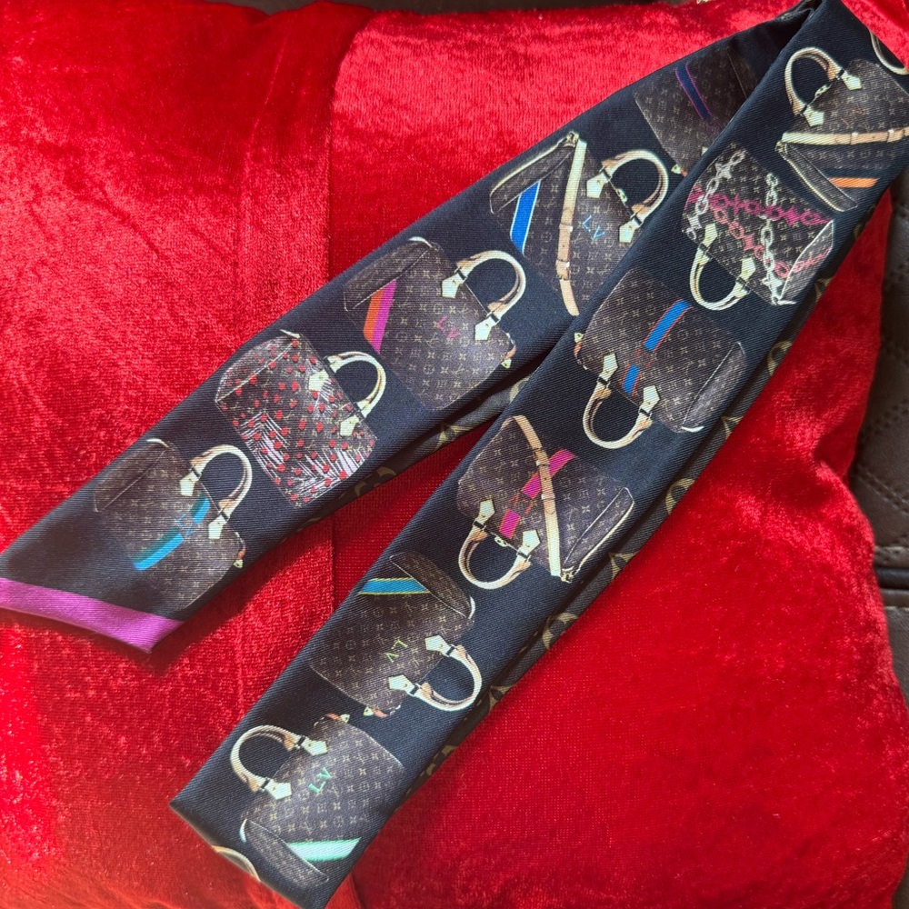 Louis Vuitton 
Silk Monogram Tribute to Speedy BB Bandeau ***discontinued****